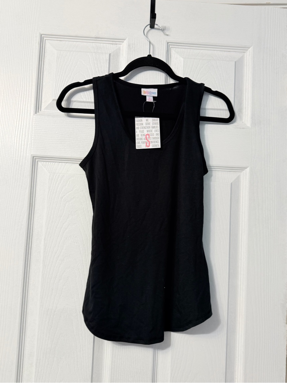 NWT LulaRoe tank top size small black